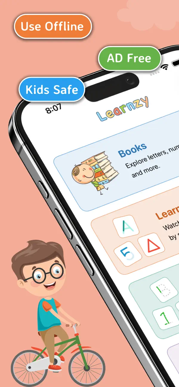 Learnzy books and offline learning preview